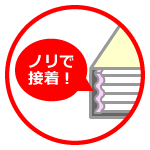 無線綴じ(背をノリで接着)